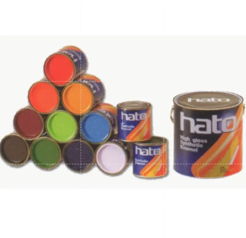 ภาพสินค้าHATO สีเคลือบเงา ฮาโต้ ขนาด 1 ปอนด์(0.2ลิตร) และ 1/4 ปอนด์(0.05ลิตร) มีทุกสี จากร้าน Paint_hardware บน Lazada ภาพที่ 4