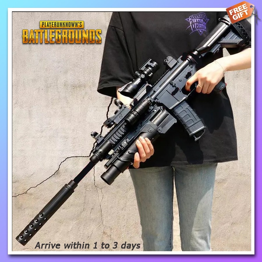 ปืนฉีดน้ำเด็ก Spot goodsAuthenticไทยแลนด์สปอต ปืนยิงระเบิดไฟฟ้า M416 ...