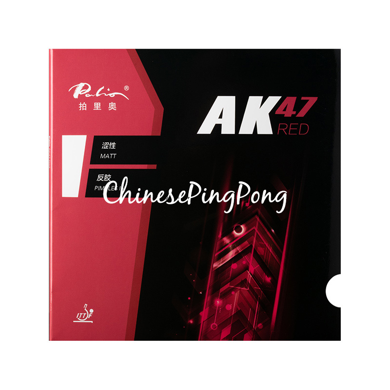 PALIO AK47 RED / BLUE / YELLOW AK Table Tennis Rubber Original PALIO ...