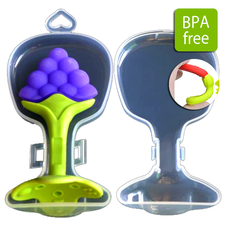 I-za  ยางกัดซิลิโคน ยางกัดผลไม้ ยางกัดไอศครีม ยางกัด สำหรับเด็ก อายุ 3เดือนขึ้นไป ปลอดสาร BPA