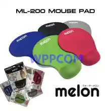 ภาพขนาดย่อของภาพหน้าปกสินค้าMelon แผ่นรองเม้าส์ พร้อมเจลรองข้อมือ รุ่น ML-200 / ML-322 Mouse Pad with Gel Wrist ML322 จากร้าน 3WPP บน Lazada