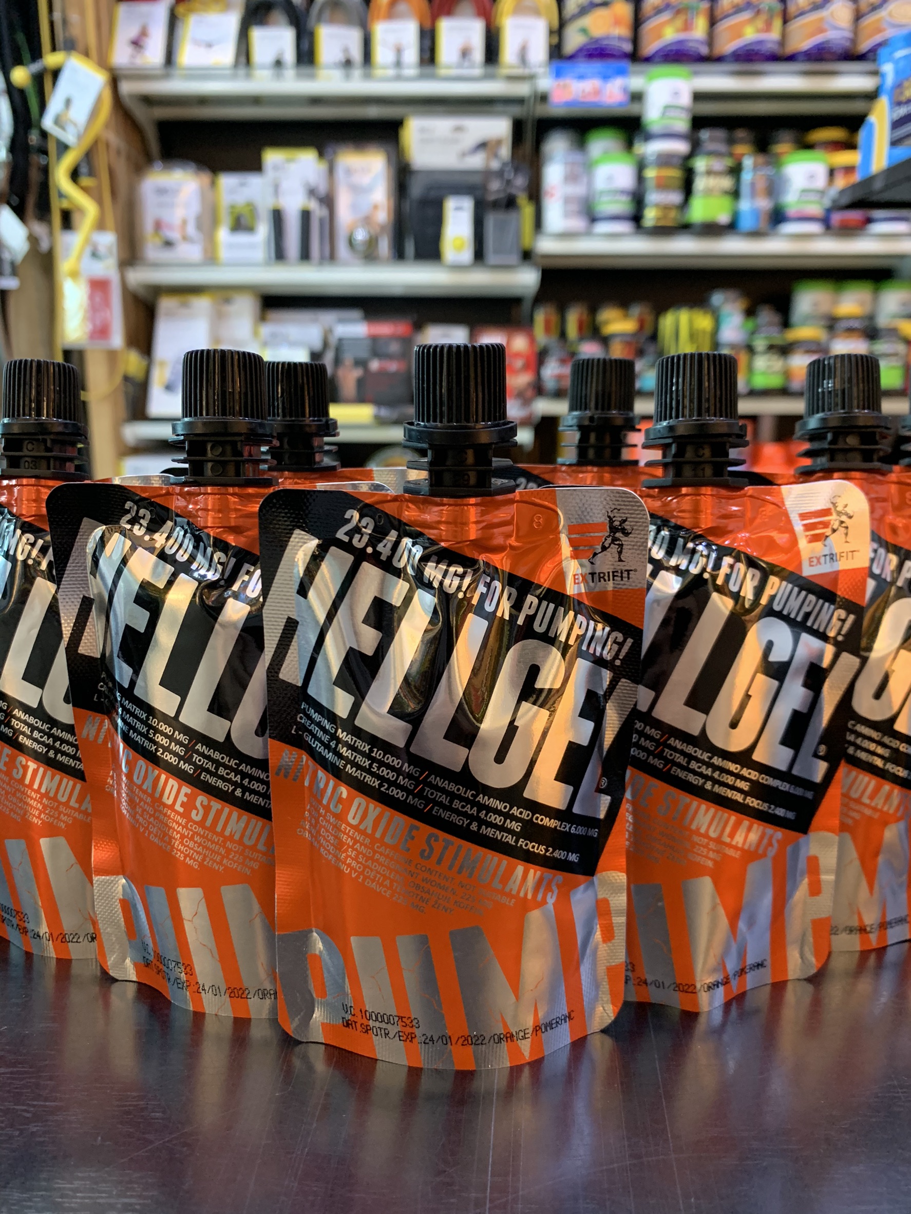 Extrifit Hellgel Energy Gel 80g. เจลพลังงานดูดซึมเร็ว ให้พลังงานได้เร็ว กลิ่น Orange ของแท้ 100% มีหน้าร้านสามารถให้คำปรึกษาได้