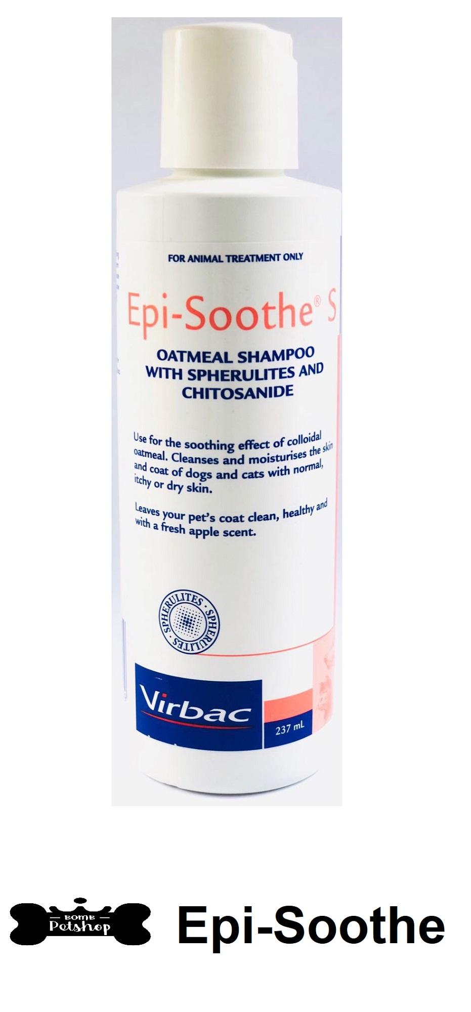 ราคา Virbac Episoothe oatmeal dog cat shampoo เวอร์แบ๊ค แชมพูสุนัข