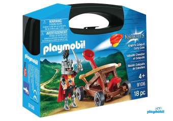Playmobil เช็ตกระเป๋าเล็ก อัศวินปืนเหวี่ยงหิน (PM-9106)