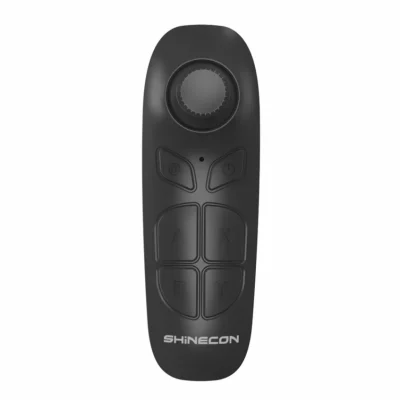 แท้ VR Shinecon เกมส์จอยสติ๊ก Gamepad Controller รีโมทคอนโทรลไร้สาย Bluetooth สำหรับ VR แว่นตาสมาร์ทโทรศัพท์ ios Android