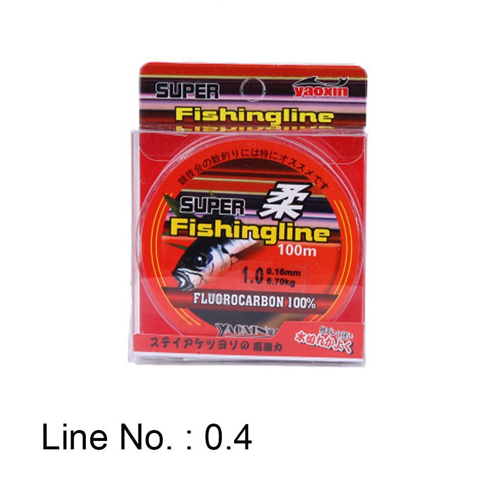 Adyqku0dh 100m 100% fluorocarbon dây 0,8-6lb câu cá bền chặt dây côn nylon pa dây câu cá monofilament