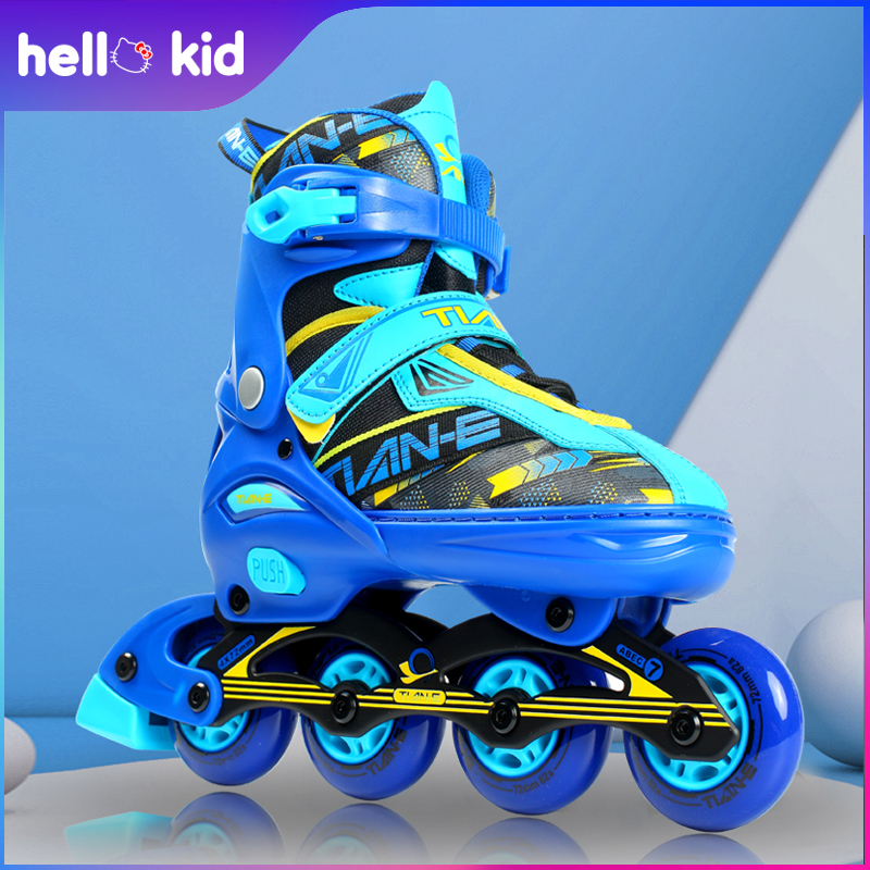 รองเท้าสเก็ต โรลเลอร์เบลด High Bounce Adjustable Inline Skates for Kids