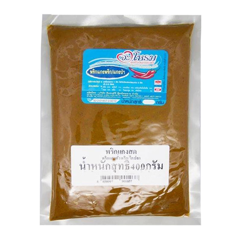 JAROME Chili Curry Paste 400 g.จะโหรม พริกแกงคั่วพริก ไตปลา แกงป่า 400