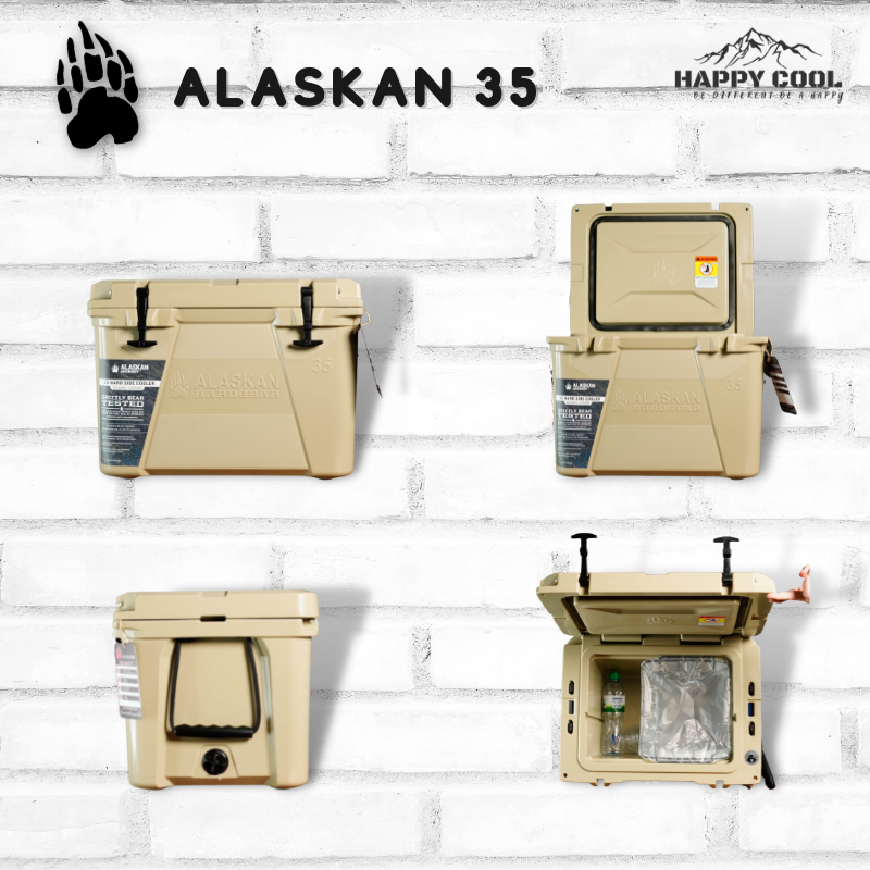 กล่องเก็บความเย็น ( ผ่อน 0% นาน 3 เดือน ) กระติกน้ำแข็ง ถังน้ำแข็ง (HARD ICE BOX)Alaskan Hard Gear35