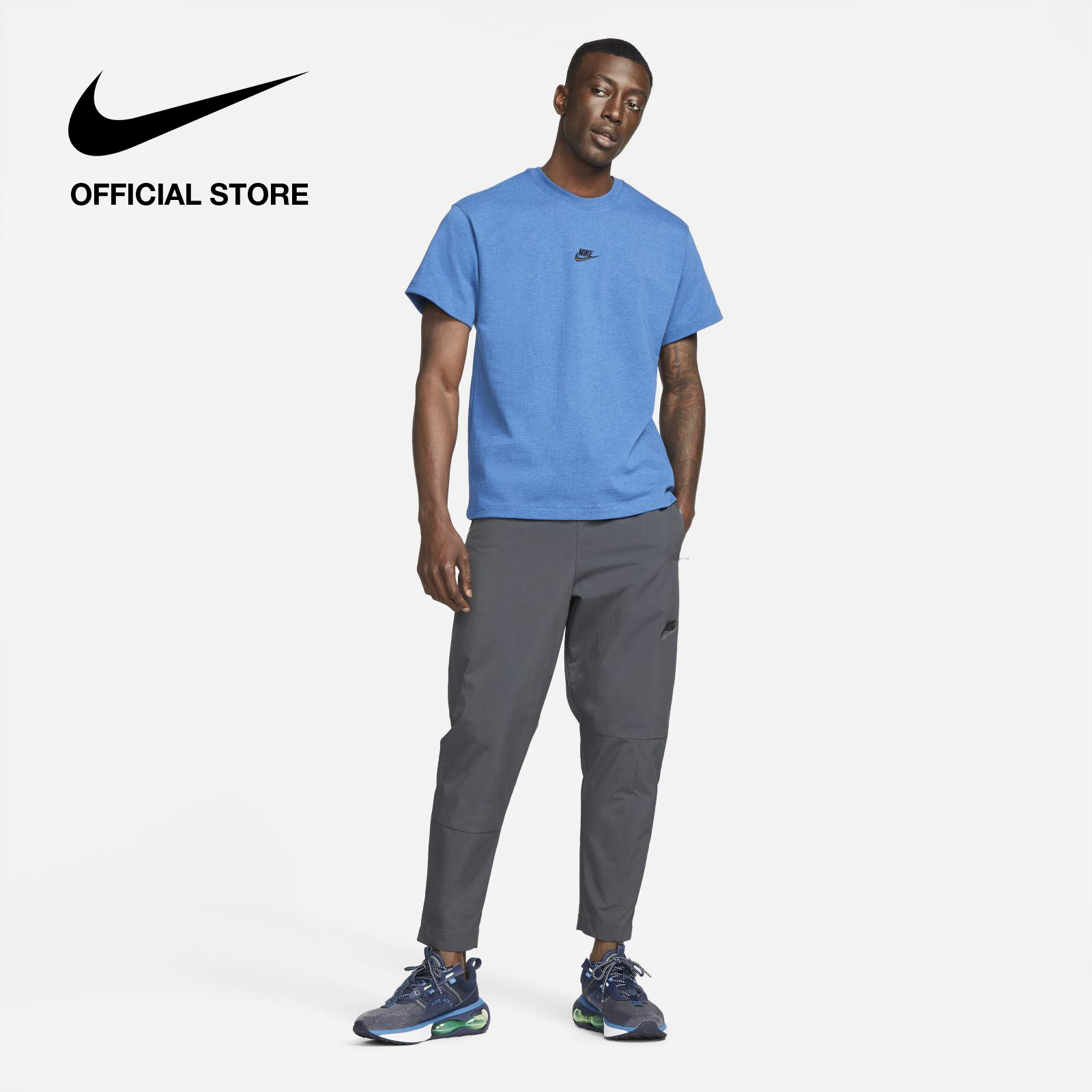 Nike Mens Sportswear Premium Essentials Tee - Blue - Nike - ThaiPick