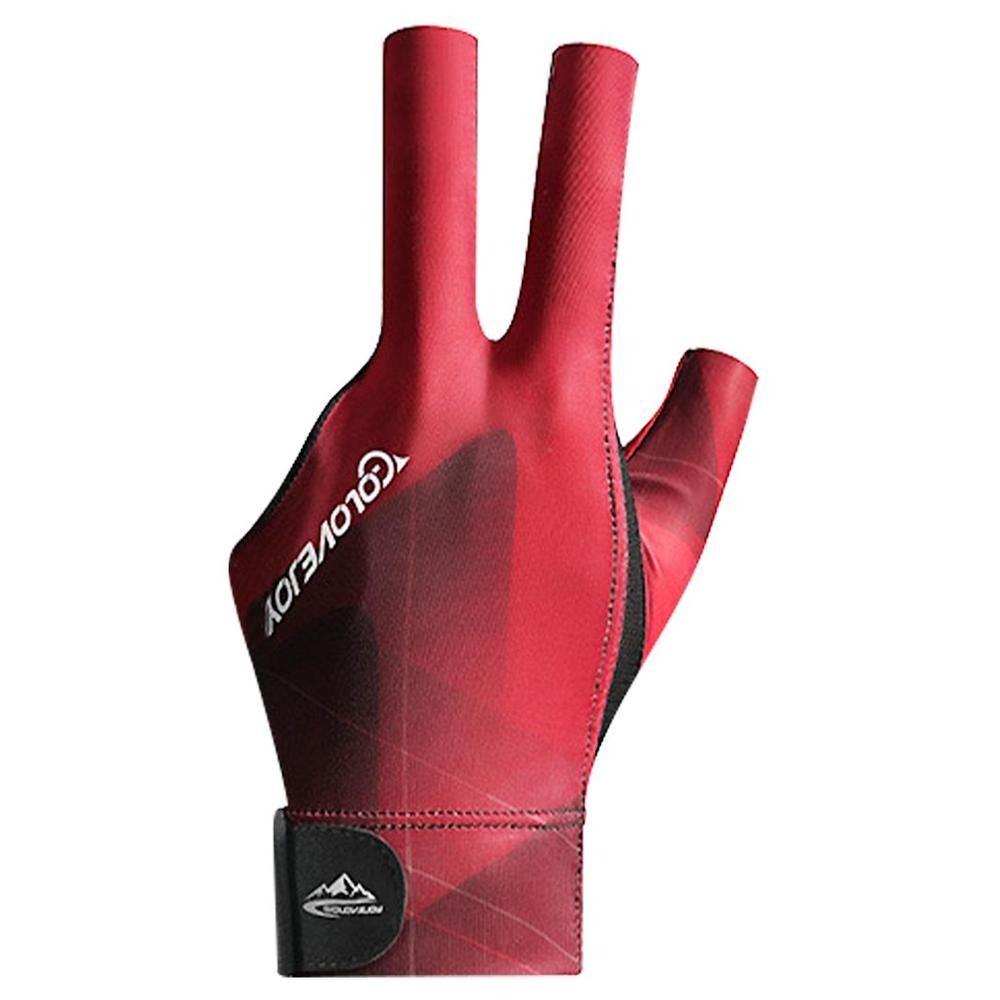 XSUIMI High-Quality Man Sport Gloves High Elastic Elasticity Wear-resistant Billiard Accessories Three Finger Gloves Billiards Gloves Anti Skid Gloves Open 3 Fingers Gloves