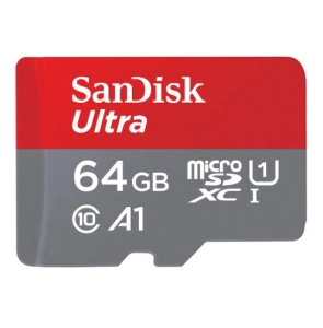 สินค้า 64 GB MICRO SD CARD (ไมโครเอสดีการ์ด) SANDISK ULTRA CLASS 10 A1 (SDSQUA4-064G-GN6MN)