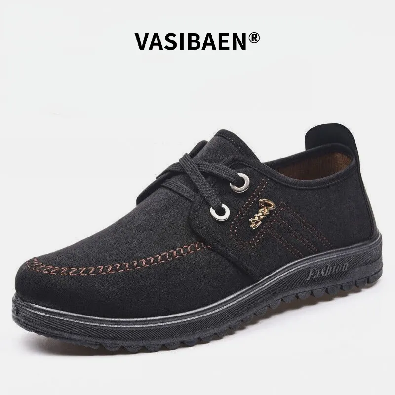 ภาพหน้าปกสินค้าVASIBAENรองเท้าผ้าใบผชรองเท้าผ้าปักกิ่งเก่าผู้ชายรองเท้าทำงานระบายอากาศกันลื่นรองเท้าผ้าฝ้ายลำลองรองเท้าพ่อร รับสินค้าภายใน3-5วัน จากร้าน VASIBAEN Shoes บน Lazada
