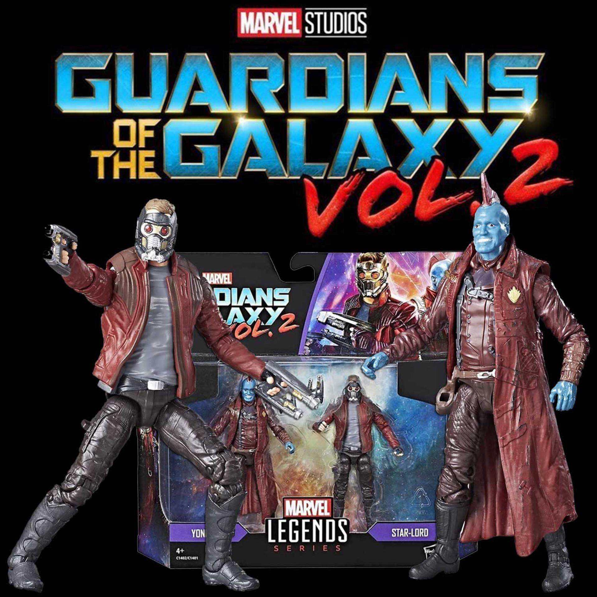 Model โมเดล งานแท้ 100% Marvel Legends จาก Guardians of The Galaxy รวมพันธุ์นักสู้พิทักษ์จักรวาล Star lord สตาร์ ลอร์ด and Yondu ยอนดู 2pk Ver Figma ฟิกม่า Anime ขยับแขน-ขาได้ ของขวัญ Gift อนิเมะ การ์ตูน มังงะ Doll ตุ๊กตา manga Figure ฟิกเกอร์