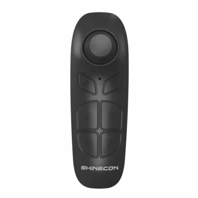 az แท้ VR Shinecon เกมส์จอยสติ๊ก Gamepad Controller รีโมทคอนโทรลไร้สาย Bluetooth สำหรับ VR แว่นตาสมาร์ทโทรศัพท์ ios Andr