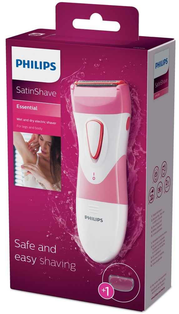 Philips Beauty SatinShave Essential HP630650 Womens Electric Shaver for
