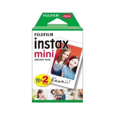 Fujifilm Instax Mini instant Film - Instant Film blank แพคคู่ จำนวน 20 แผ่น