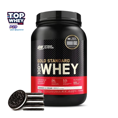 Optimum Nutrition Gold Standard 100% Whey Protein 2 LBS - Cookies & Cream