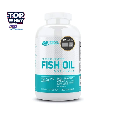 Optimum Nutrition Enteric Coated Fish Oil Omega 3 - 200 Softgels
