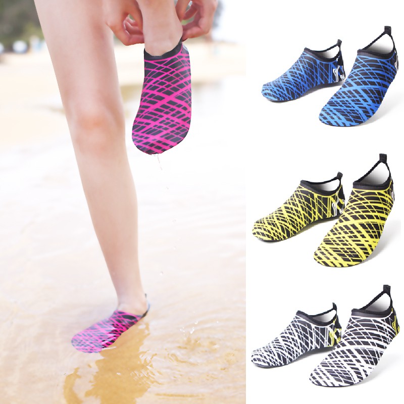 ✷♂❐  รองเท้า​เดินชายหาด พื้นหนาอย่างดี​ รองเท้ากัน​หิน​กัน​ปะการัง​บาดเท้า รองเท้า​ว่าย​น้​ำ​ ​?Swimming​ shoes​
