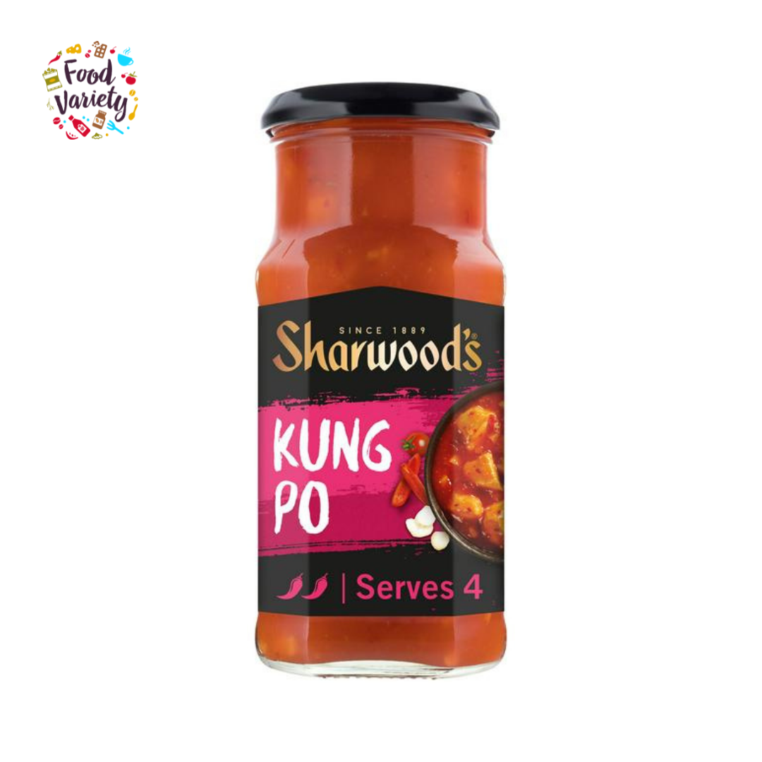 Sharwood's Kung Po Cooking Sauce 425g ชาวู้ดส์ ซอสเปรี้ยวหวานสไตล์จีน
