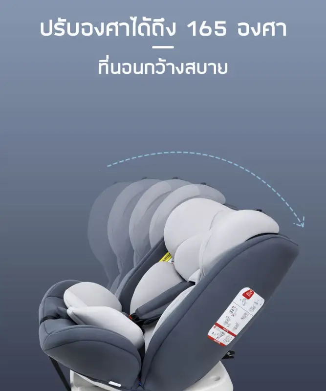 ภาพสินค้าBBLUE คาร์ซีท คาร์ซีทเด็ก Carseat มี ISOFIX เบาะติดรถยนต์เด็ก ที่นอนสำหรับเด็กแรกเกิด 9 เดือน - 12 ขวบ (0-36kg.) ปรับความสูงได้8ระดับ จากร้าน Bblueshopz บน Lazada ภาพที่ 2