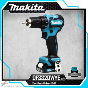 MAKITA สว่านไขควงไร้สาย12V รุ่น DF332DWYE (รุ่นใหม่ นวัตกรรม BL MOTOR สุดล้ำ!!, มอเตอร์ไร้ถ่าน) เหมาะสำหรับนักสะสมเครื่องมือ+++