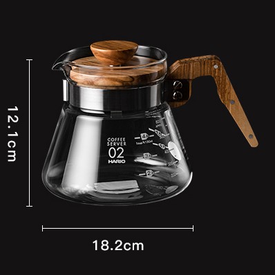 ลดราคาพิเศษ เหยือกแก้วด้ามไ โถดริปกาแฟ ความจุสูงกรวยดริปกาแฟ ถ้วยดริปกาแฟ 400ml/600ml ราคาถูก โปรโมชั่นพิเศษ กาดริปกาแฟ โถดริปกาแฟ เหยือกดริปกาแฟ Coffee Dripper