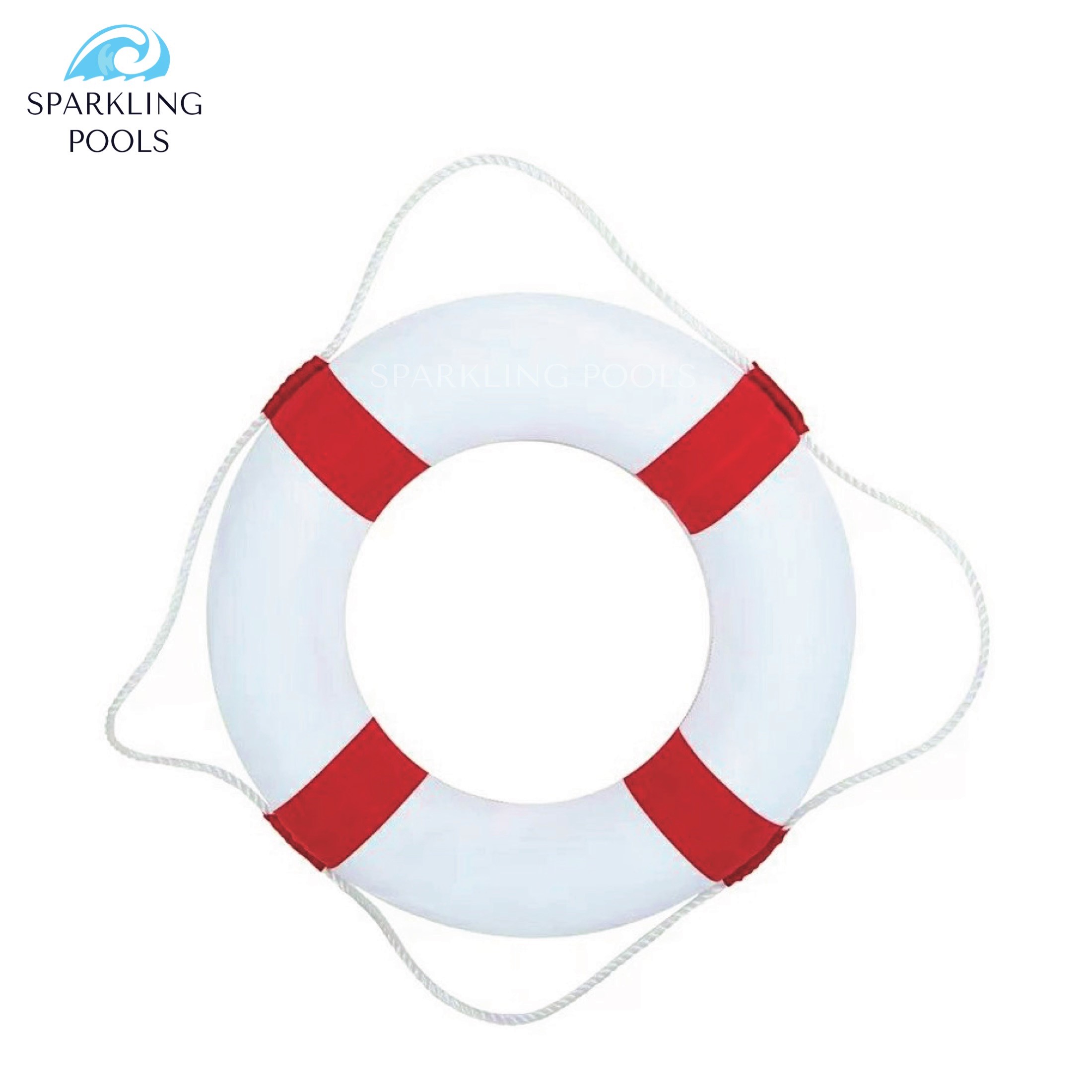 ห่วงยางชูชีพ ห่วงยางนิรภัยชนิดโฟม ขนาด 24 นิ้ว -Swimming Pool Safety A Life Buoy Ring 24