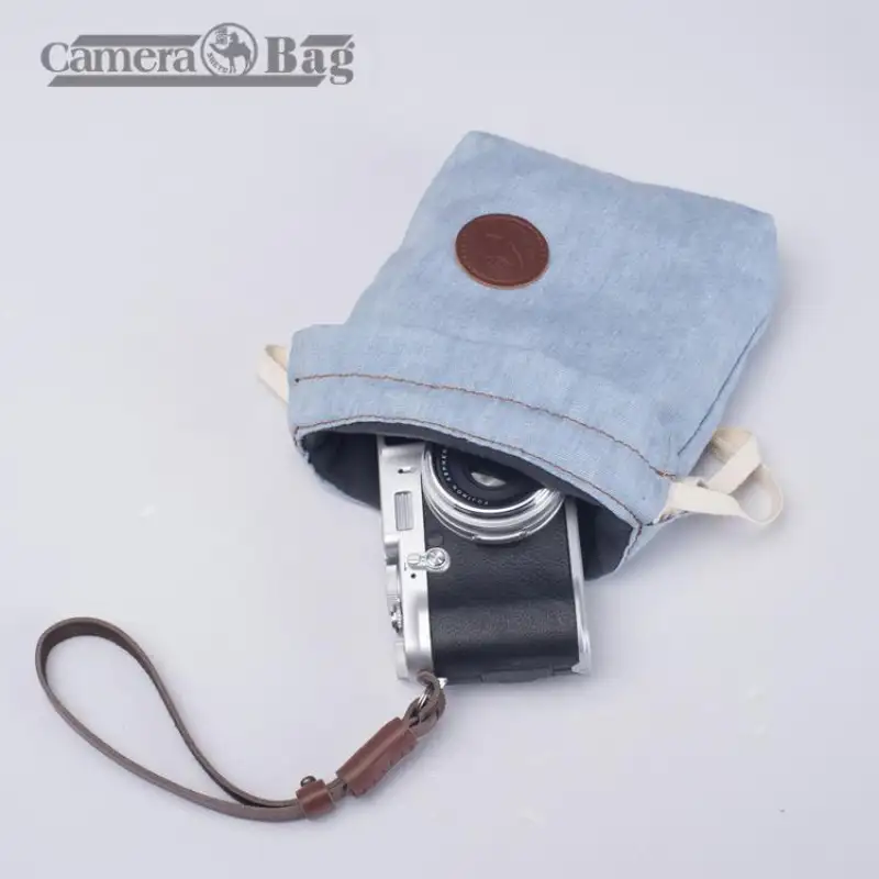 ภาพสินค้าKira กระเป๋าผ้าใส่กล้อง Mirrorless ขนาดเล็ก ด้านในบุผ้ากำมะยี่ป้องการการกระแทกและการเกิดรอย Camera Bag Insert Storage Pocket For Mirrorless จากร้าน Triple T Shop บน Lazada ภาพที่ 6