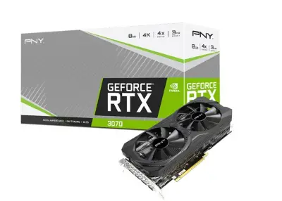 PNY GEFORCE RTX 3070 8GB UPRISING DUAL FAN GDDR6 LHR (สินค้าใหม่รับประกัน3ปี)