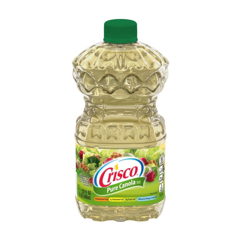 Crisco Pure Canola Oil 946ml เพียว น้ำมันคาโนลาธรรมชาติ 946มล.