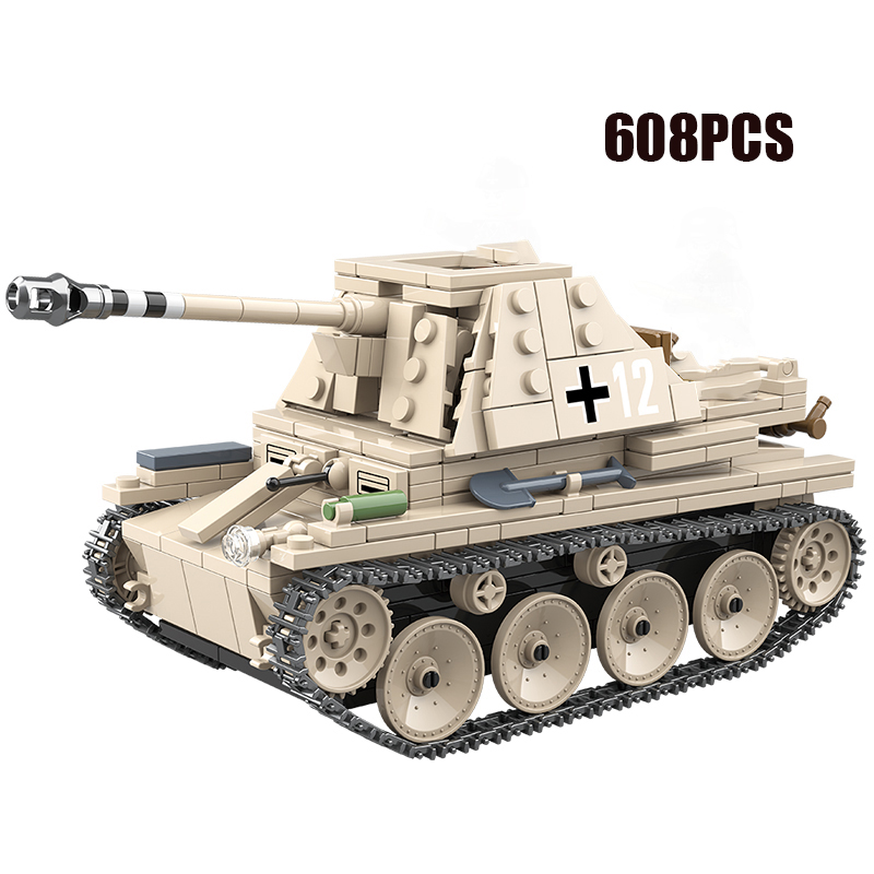 Allemand Panzer Viii Maus Tank Building Block 2127pcs Arme militaire Tank  Figures Model Sets Briques Éducatif Enfants Jouets Cadeaux