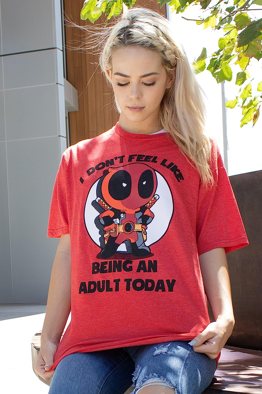 Marvel Deadpool Dont Feel Like Being An Adult Tshirt