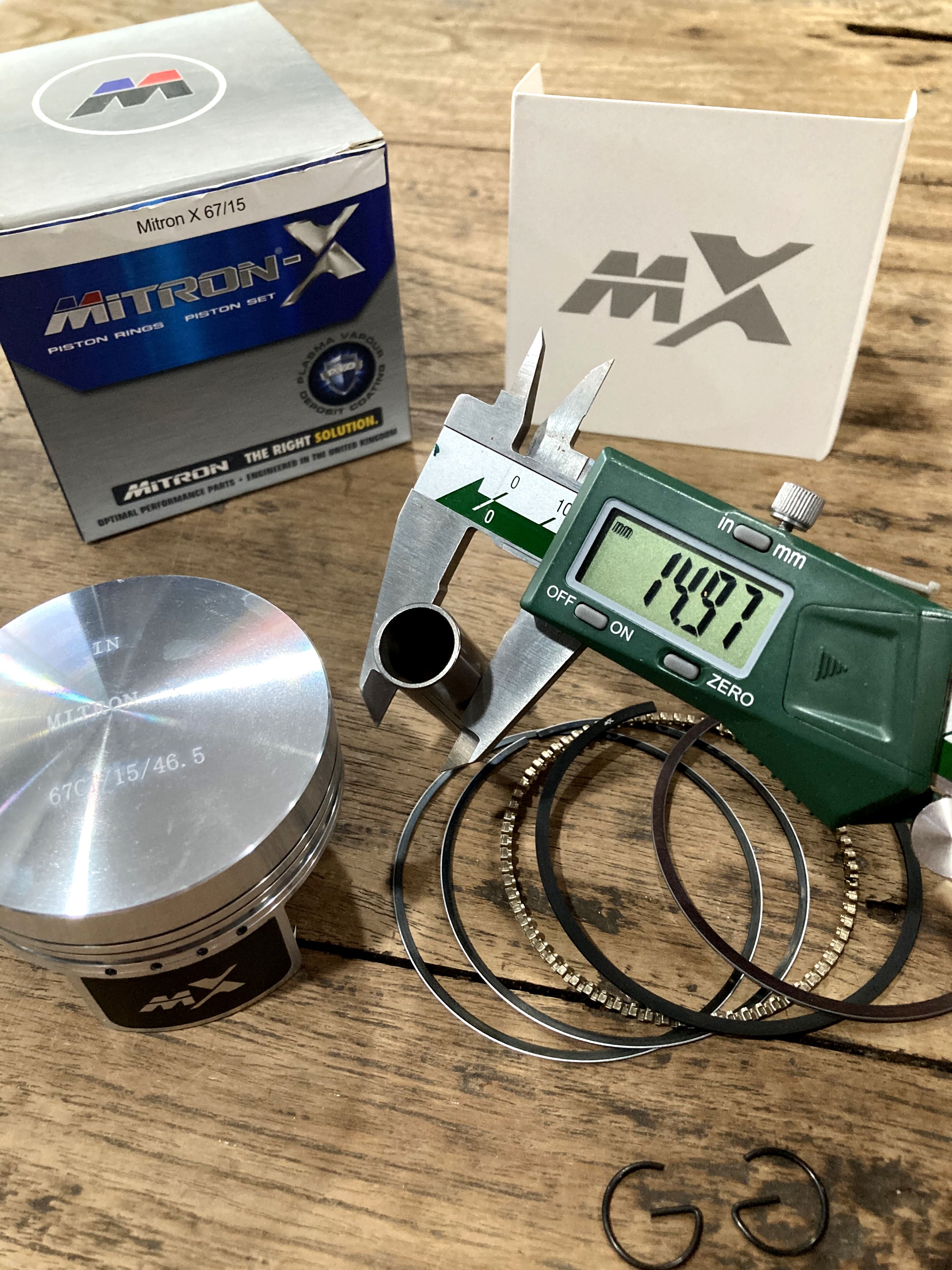 ลูกสูบไมตรอน (Mitron X) ขนาด66 สลัก15 ( ครบชุด ) Lazada.co.th