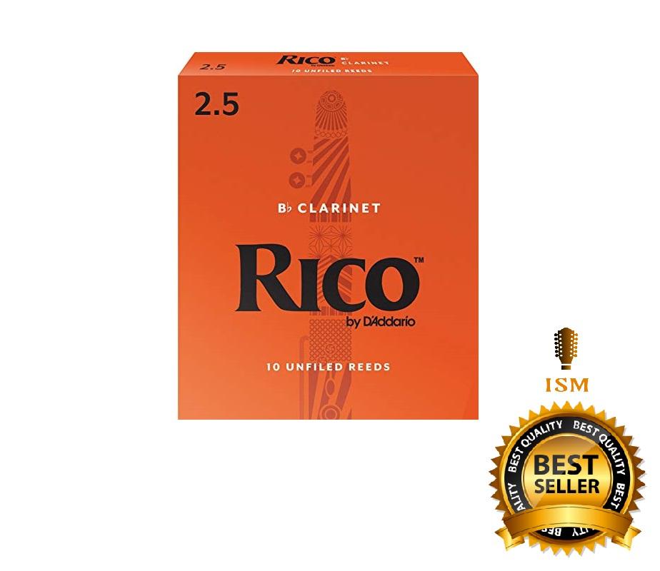Rico ลิ้นบีแฟลต คลาริเน็ต รุ่น กล่องส้ม เบอร์ 2.5 (กล่องละ 10 อัน)