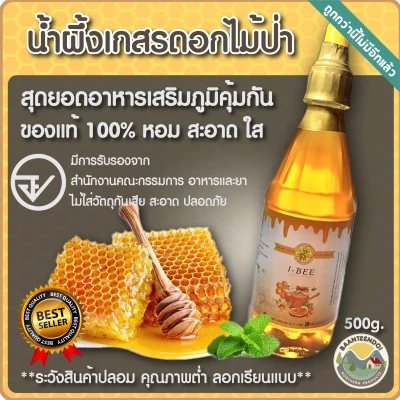 Honey Wild genuine 100% natural honey flower wild honey from province Mai packing 500g