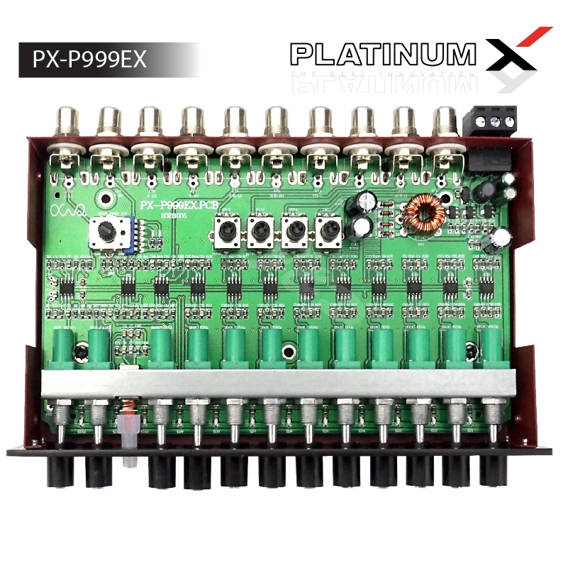 PLATINUM-X ปรีแอมป์โม 9 แบนด์ 7 แบนด์ แจ็คทิฟฟานี่ ลูกบิดอลูมิเนียม 999 ...