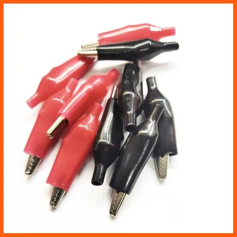 Best Quality ปากคีบดำ-แดง แพ็คละ 20ชิ้น (ดำ+แดง สีละ 10ชิ้น) อุปกรณ์ยานยนต์ automotive equipment อุปกรณ์ระบบไฟฟ้า electrical equipment เครื่องใช้ไฟฟ้าภายในบ้าน home appliances Swith limit switch tick pump