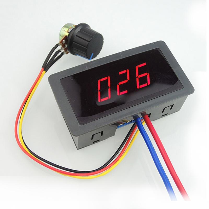 Bộ Điều Khiển Tốc Độ Động Cơ DC 12V 24V 6A 8A DC 6V-30V PWM Bộ Điều Khiển Tốc Độ Động Cơ LED Có Thể Điều Chỉnh Công Tắc Điều Khiển Làm Mờ Đèn Quạt