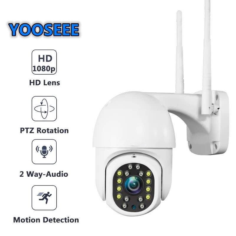 YOOSEE Wireless Wifi IP Camera HD 3MP PTZ Outdoor Speed Dome Security Camera Pan Tilt Network CCTV Surveillance-กล้องวงจรปิดไร้สาย รัศมี 20เมตร ความละเอียด HD 1080P เชื่อมต่อ Wi-Fi ควบคุมผ่านโทรศัพท์ มีไมค์ในตัว