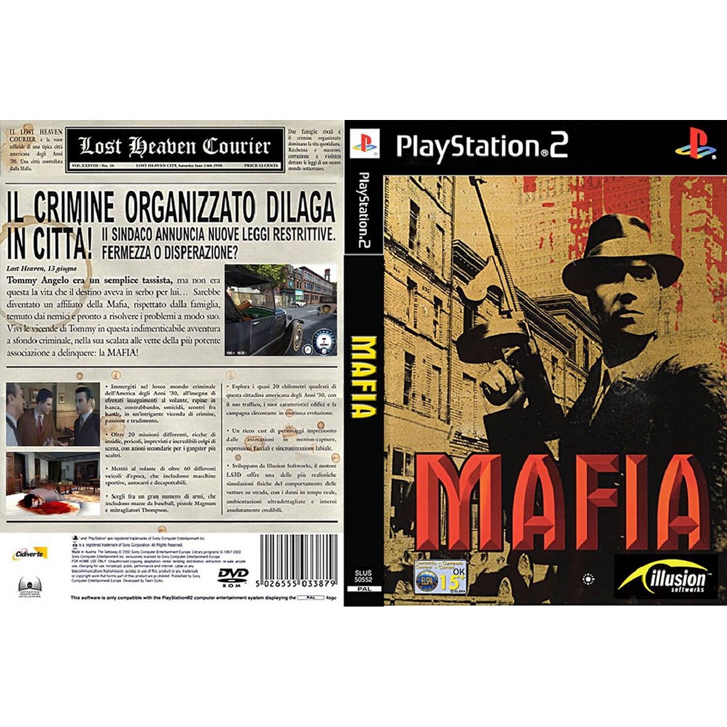 แผ่นเกมส์ PS2 Mafia คุณภาพ ส่งไว | Lazada.co.th