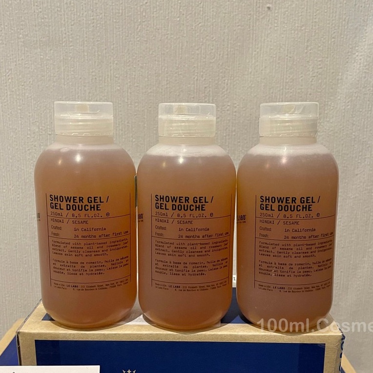 Le Labo เจลอาบน้ำ กลิ่น Hinoki Shower Gel 250ml ของแท้ ป้ายคิงพาวเวอร์