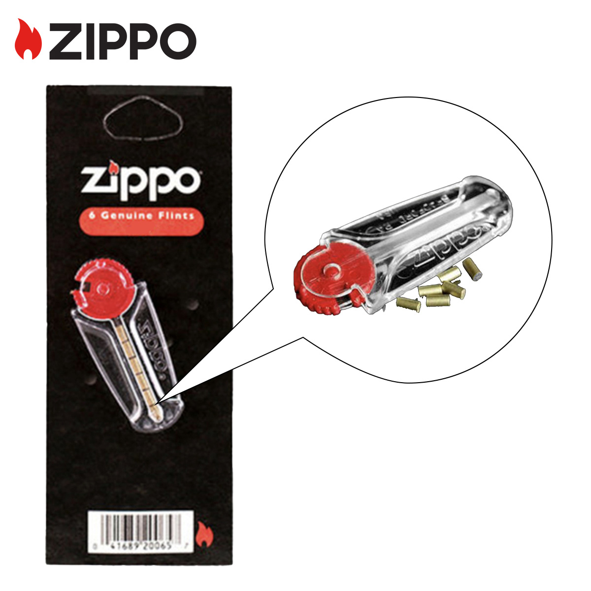 Zippo Accessory Combo 1 Pack Flints 1 Wick 1 Cotton Zippo ACC3IN1