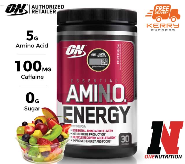 Optimum Nutrition Amino Energy 30 servings - Fruit Fusion อะมิโมสร้างกล้ามเนื้อ