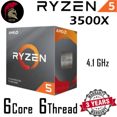 CPU AMD RYZEN 5 3500X (ซีพียู) หน่วยประมวลผล AMD AM4
