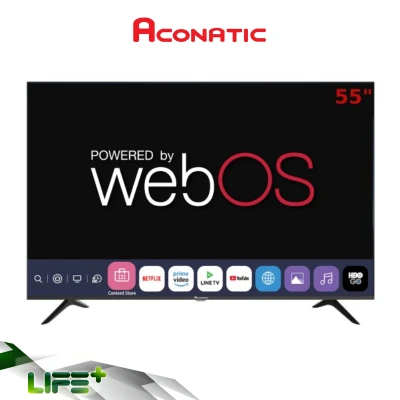Aconatic Smart TV สมาร์ททีวี 55 นิ้ว รุ่น 55US200AN WebOS TV + รีโมทสั่งการด้วยเสียง 4K HDR (รับประกันศูนย์ 3ปี)