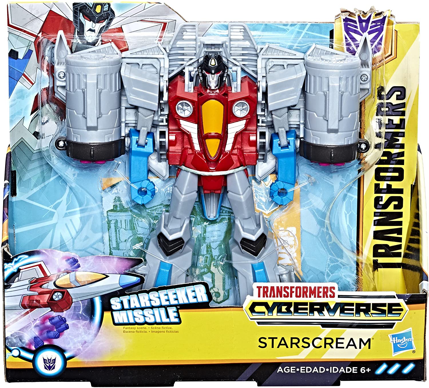 Transformers Cyberverse Starscream action figure