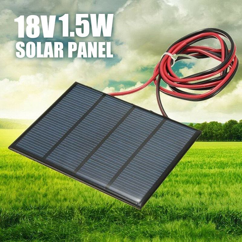 YKS 1.5W 18V Mini Power Solar Panel Small Cell Phone Module Charger