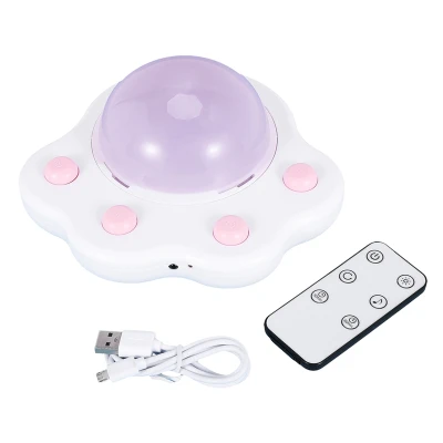 New USB Rechargeable Rotating Starry Sky Projector Lamp Remote Control Music Cat's Claw Starry Sky Projector Lamp